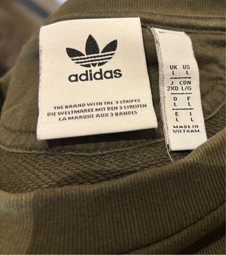 Felpa Adidas verde oliva
