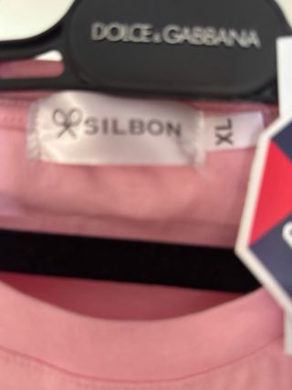 Camiseta Silbon rosa talla XL