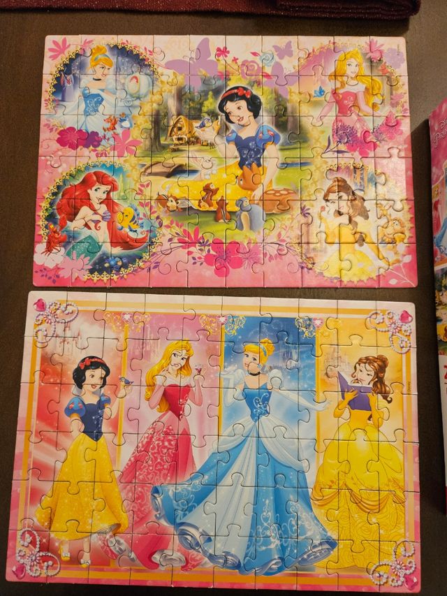 Puzzle Disney Princess 2x60 piezas