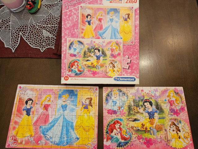 Puzzle Disney Princess 2x60 piezas