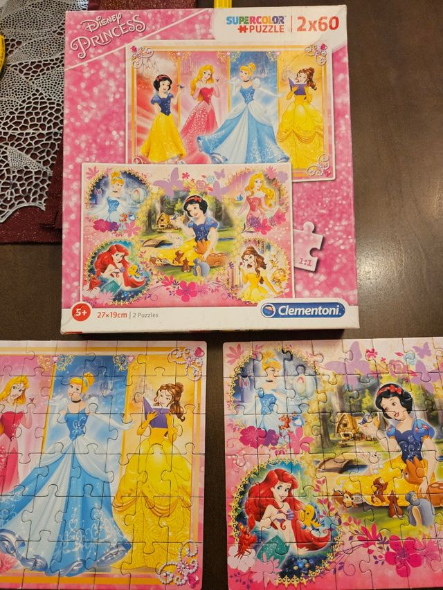 Puzzle Disney Princess 2x60 piezas