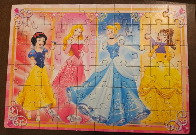 Puzzle Disney Princess 2x60 piezas