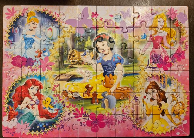 Puzzle Disney Princess 2x60 piezas