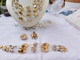 Parure Bigiotteria Oro Bianco provenienza american