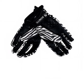 Guantes moto mujer cebra