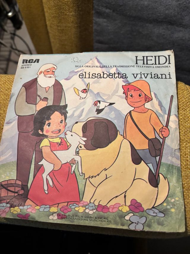 Singolo 45 giri Heidi - Elisabetta Viviani