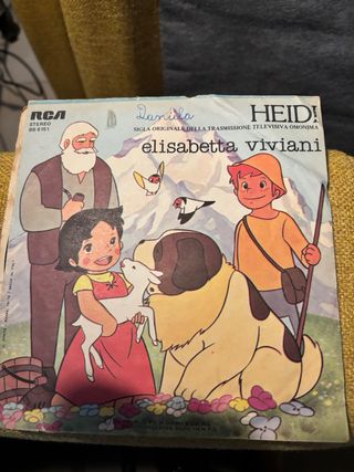 Singolo 45 giri Heidi - Elisabetta Viviani