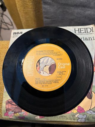 Singolo 45 giri Heidi - Elisabetta Viviani