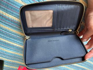 Cartera Michael Kors floral azul