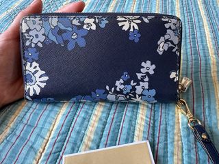 Cartera Michael Kors floral azul