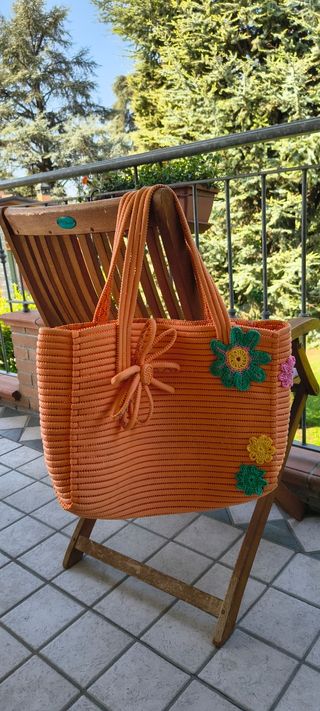 Borsa estiva arancione