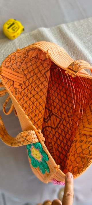 Borsa estiva arancione