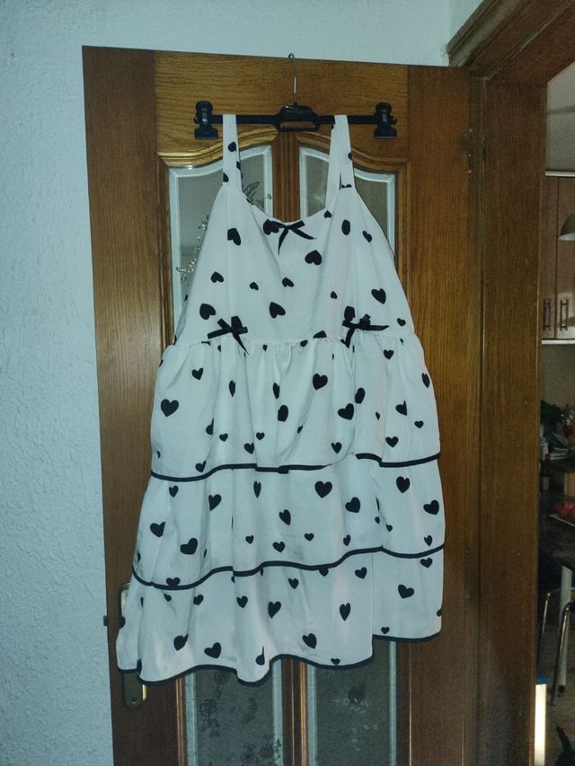 Vestido blanco pin up, nuevo 