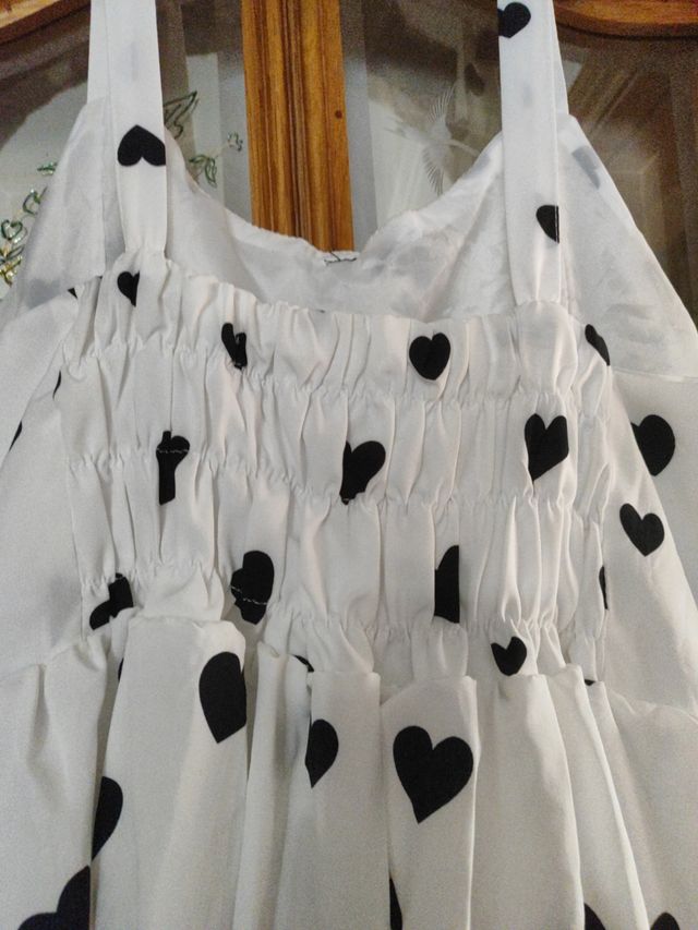 Vestido blanco pin up, nuevo 