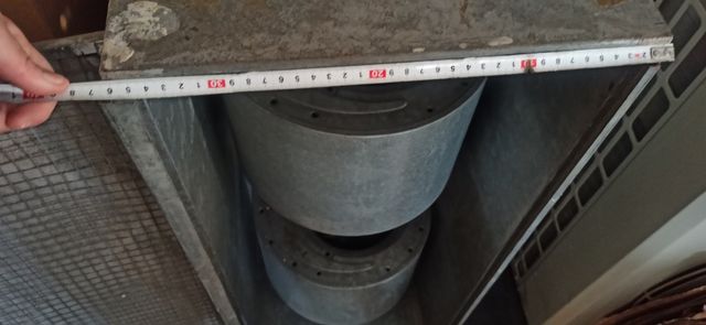 Extractor de conducto de aire o ventilador casi re