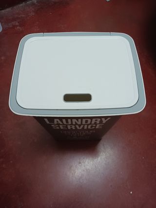 Cubo ropa sucia - Gris y Blanco