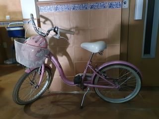 Bicicleta niña 20" rosa