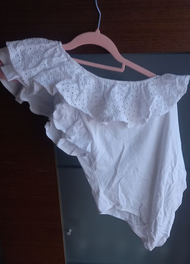 Body blanco mujer - Talla M