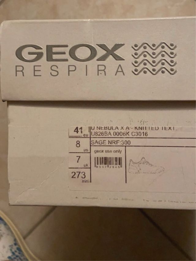 Mocassini Geox scamosciati rossi