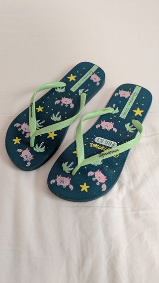 Chanclas Ipanema - Azul y Verde