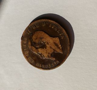 Moneta 10 Centesimi Italia 1862