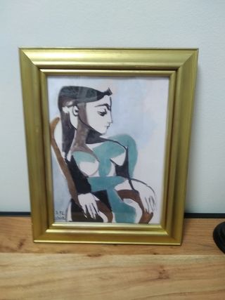 Lámina Picasso enmarcada