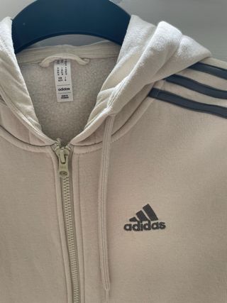 Sudadera Adidas beige 