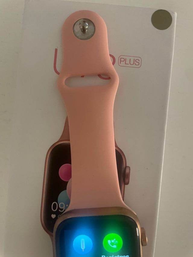 Reloj inteligente U78 Plus rosa