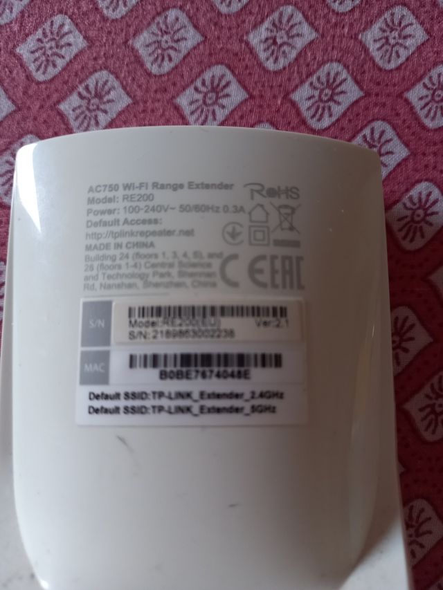Extensor Alcance tp-link AC750