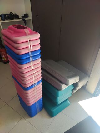 Step aerobic más plataformas