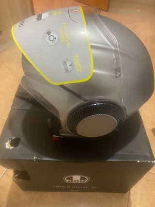 Casco AGV Orbyt plata mate talla XS 