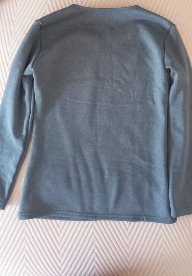 Sudadera azul mujer
