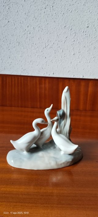 Figura porcelana patos Lladró