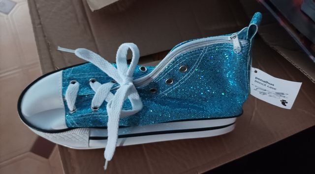 Estuche Zapatillas Purpurina