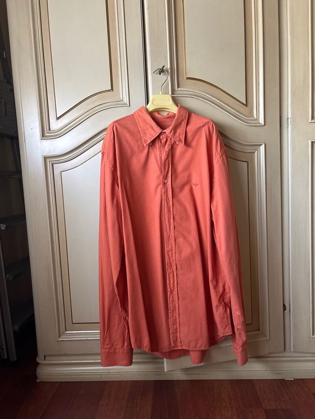 Camicia Arancione Uomo
