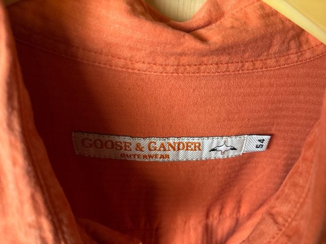 Camicia Arancione Uomo