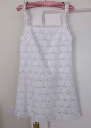 Vestido blanco Zara - Talla S