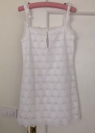 Vestido blanco Zara - Talla S