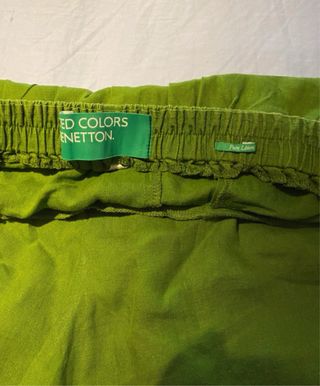 Bermudas Benetton Lino Talla M
