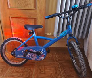 Bicicleta infantil Btwin 16" azul