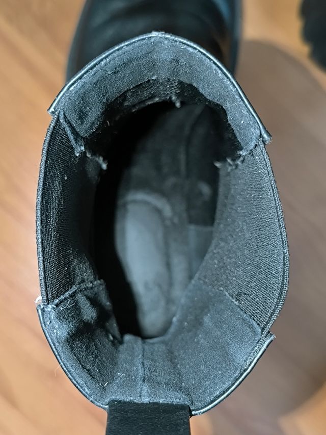 Botines plataforma negros