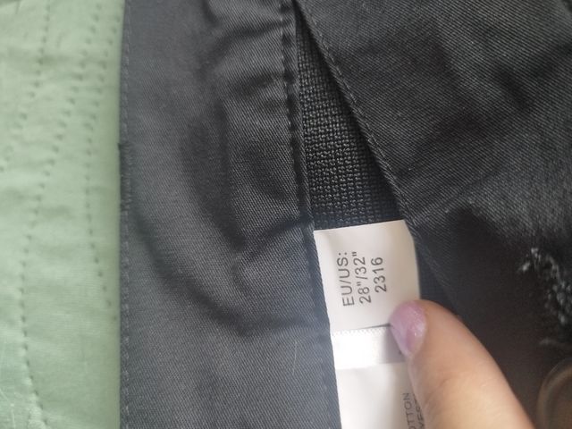 Pantaloni cargo uomo neri