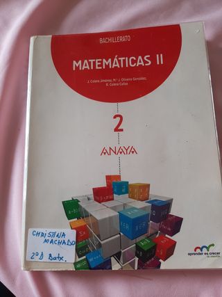 Matemáticas II.