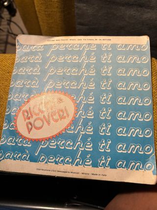 Ricchi e Poveri - Sarà perché ti amo (45 giri)