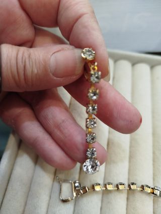 Pendientes Vintage dorados y plateados