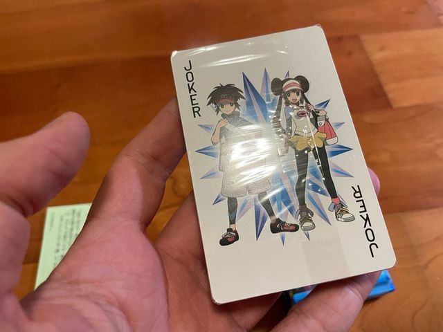 pokemon center playing cards poker nintendo black 