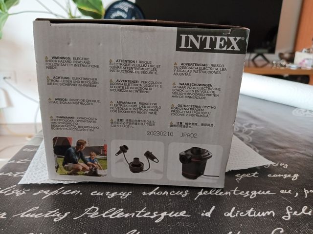 Inflador Intex QC 650 L/min 12V