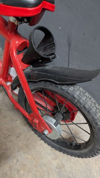 Bicicleta niño Cars 16" roja Storm