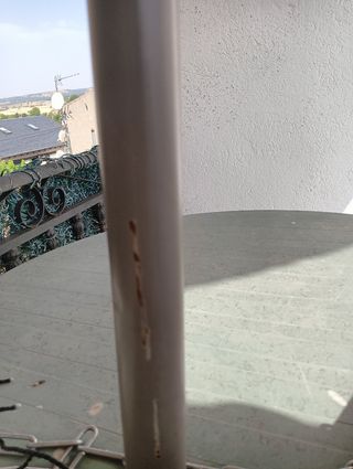 Sombrilla terraza marrón