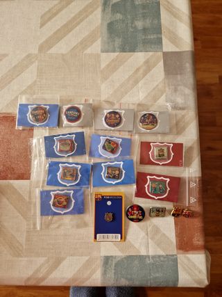 Lote Pins FC Barcelona (16 pins)